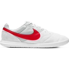 Buty piłkarskie Nike Premier Ii Sala Ic AV3153 160 szare białe