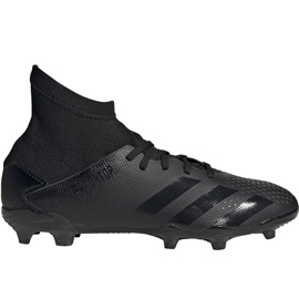 Buty piłkarskie adidas Predator 20.3 Fg Junior EF1929 czarne czarne