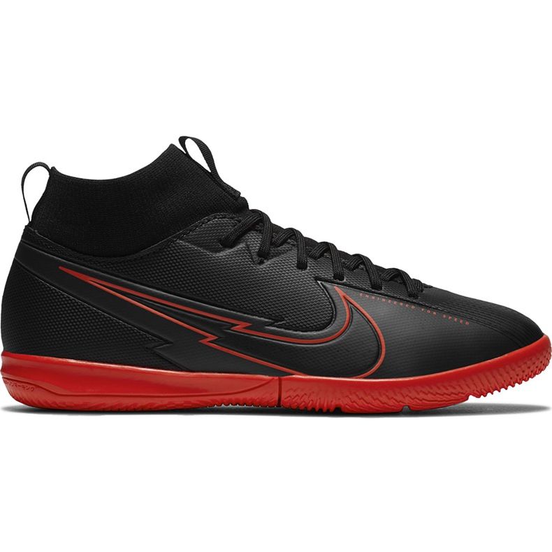Buty piłkarskie Nike Mercurial Superfly 7 Academy Ic Junior AT8135 060 czarne czarne