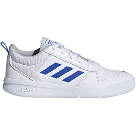 Buty dla dzieci adidas Tensaur K biało-niebieskie EF1089 białe