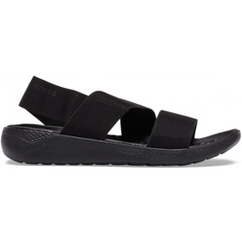 Crocs sandały LiteRide Stretch Sandal W czarne 206081 060