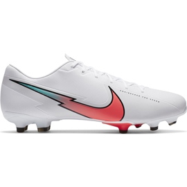 Buty piłkarskie Nike Mercurial Vapor 13 Academy FG/MG AT5269 163 białe białe