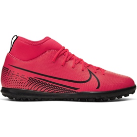 Buty piłkarskie Nike Mercurial Superfly 7 Club Tf Junior AT8156 606 czerwone czerwone