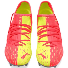 Buty piłkarskie Puma Future 5.3 Netfit Osg Fg Ag 105936 01 pomarańczowe