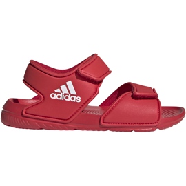 Sandały dla dzieci adidas Altaswim C czerwone EG2136
