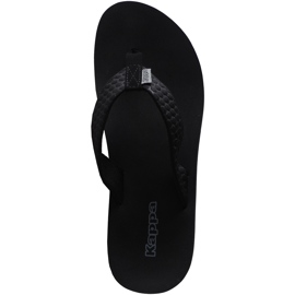 Klapki damskie Kappa Pahoa czarne 242668 1111
