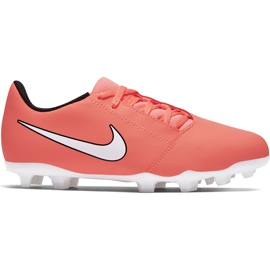 Buty piłkarskie Nike Phantom Venom Club Fg Junior AO0396 810 pomarańczowe pomarańczowe