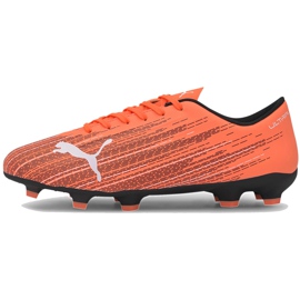Buty piłkarskie Puma Ultra 4.1 Fg Ag 106092 01 pomarańczowe pomarańczowe