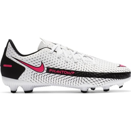 Buty piłkarskie Nike Jr Phantom Gt Academy FG/MG CK8476 160 białe białe