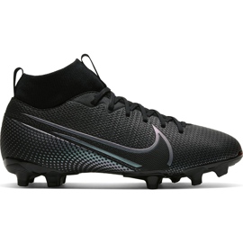 Buty piłkarskie Nike Mercurial Superfly 7 Academy FG/MG Junior AT8120 010 czarne czarne