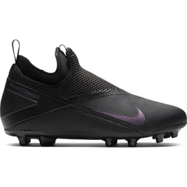 Buty piłkarskie Nike Phantom Vsn 2 Academy Df FG/MG Junior CD4059 010 czarne czarne