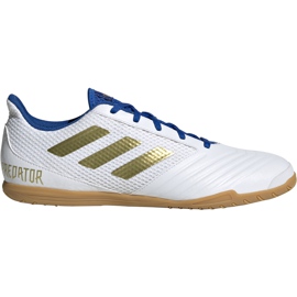Buty piłkarskie adidas Predator 19.4 In Sala białe EG2827 szare