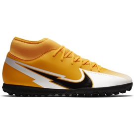Buty piłkarskie Nike Mercurial Superfly 7 Club Tf AT7980 801 pomarańczowe żółte