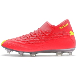 Buty piłkarskie Puma Future 5.2 Netfit Osg Evo Fg Ag 106007 01 żółte czerwone