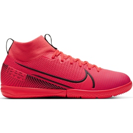 Buty piłkarskie Nike Mercurial Superfly 7 Academy Ic Junior AT8135 606 czerwone czerwone