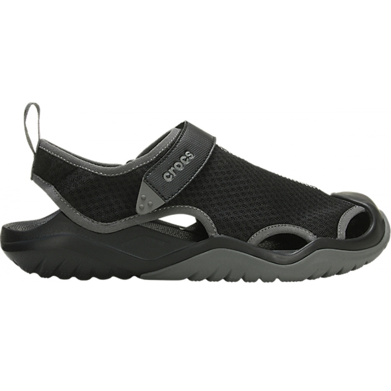 Crocs sandały męskie Swiftwater Mesh Deck Sandal M czarne 205289 001