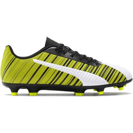 Buty piłkarskie Puma One 5.4 Fg Ag żółto-biało-czarne 105605 03 żółte żółte