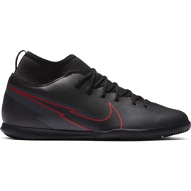 Buty piłkarskie Nike Mercurial Superfly 7 Club Ic Junior AT8153 060 czarne czarne