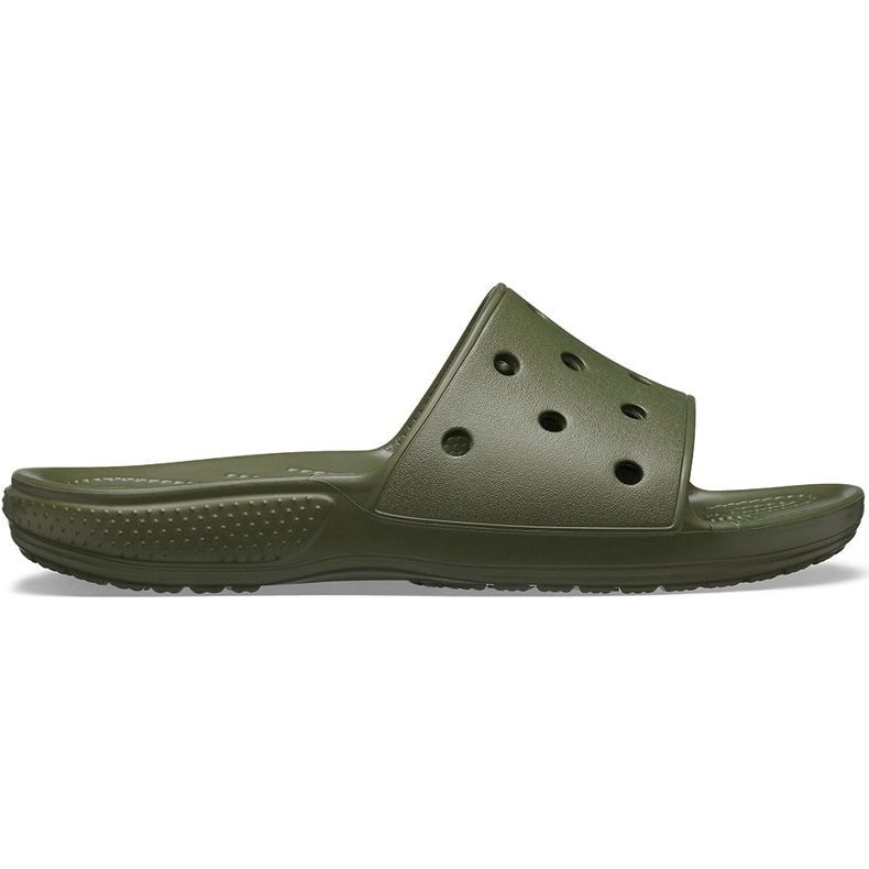 Crocs klapki Classic Slide khaki 206121 309 zielone