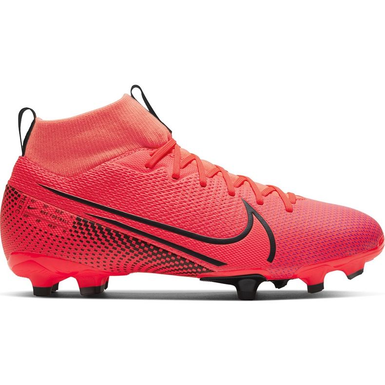 Buty piłkarskie Nike Mercurial Superfly 7 Academy FG/MG Junior AT8120 606 czerwone czerwone