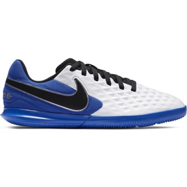 Buty piłkarskie Nike Tiempo Legend 8 Club Ic Junior AT5882 104 niebieski,biały białe