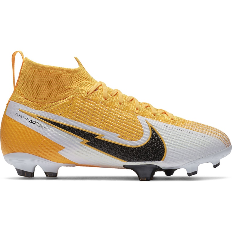 Buty piłkarskie Nike Mercurial Superfly 7 Elite Fg Junior AT8034 801 żółte żółte