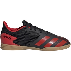 Buty piłkarskie adidas Predator 20.4 In Sala Junior EF1979 wielokolorowe czarne
