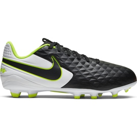 Buty piłkarskie Nike Tiempo Legend 8 Academy FG/MG Junior AT5732 007 czarne czarne