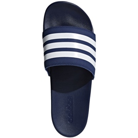 Klapki adidas Adilette Comfort granatowe B42114 białe