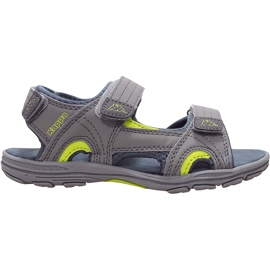 Sandały dla dzieci Kappa Early Ii K Footwear Kids szaro-limonkowe 260373K 1633 szare szare
