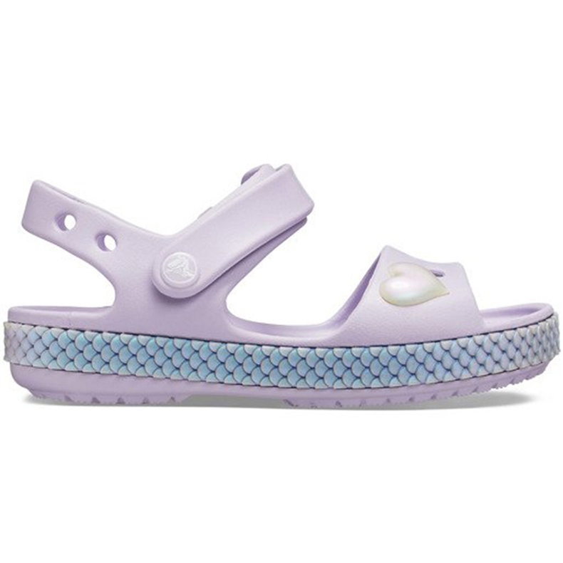 Crocs sandały dla dzieci Crocband Imagination Sandal Ps fioletowe 206145 530
