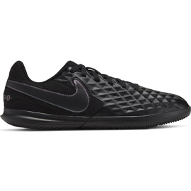 Buty piłkarskie Nike Tiempo Legend 8 Club Ic Junior AT5882 010 czarne czarne