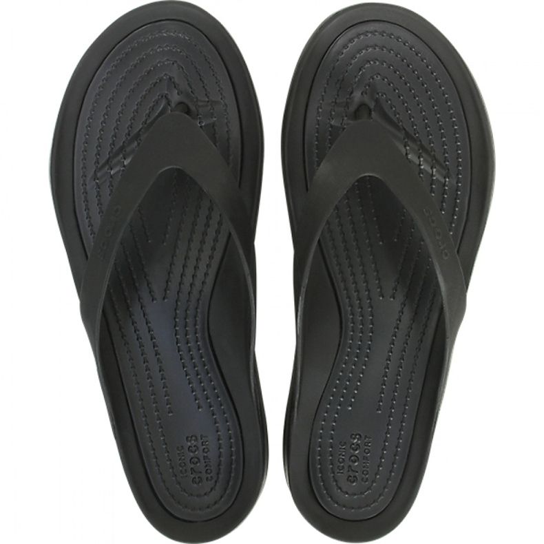 Crocs klapki Swiftwater Flip W czarne 204974 060