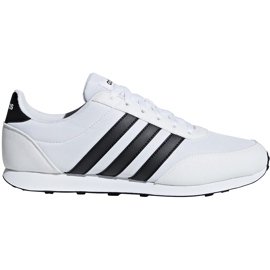 Buty męskie adidas V Racer 2.0 biało-czarne B75796 białe