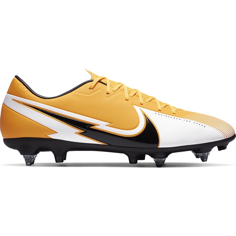 Buty piłkarskie Nike Mercurial Vapor 13 Academy SG-Pro Ac BQ9142 801 pomarańczowe pomarańczowe