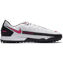 Buty piłkarskie Nike Phantom Gt Academy Tf CK8470 160 białe białe
