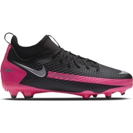 Buty piłkarskie Nike Phantom Gt Academy Df FG/MG Junior CW6694 006 czarne czarne