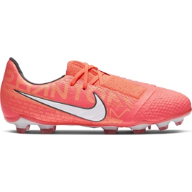 Buty piłkarskie Nike Phantom Venom Elite Fg Junior AO0401 810 wielokolorowe pomarańczowe