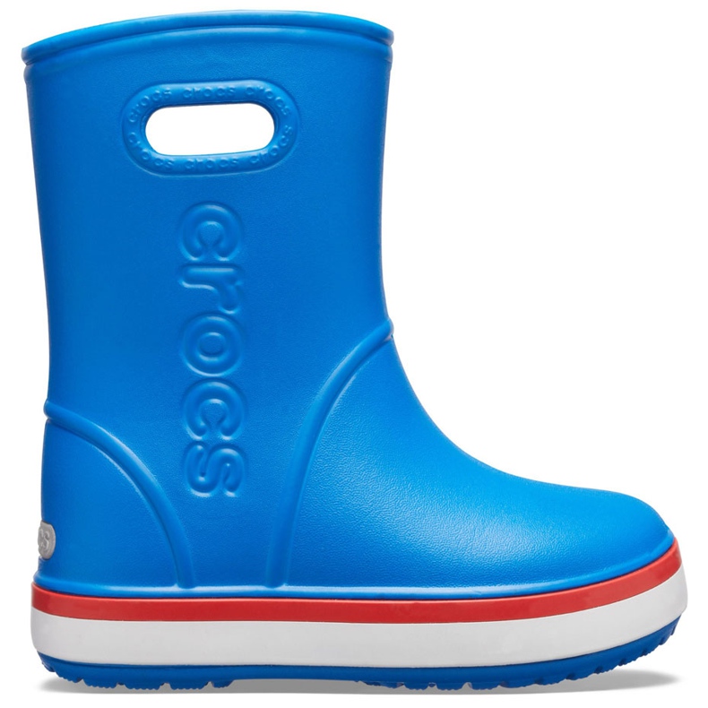 Crocs kalosze dla dzieci Crocband Rain Boot Kids niebieskie 205827 4KD
