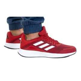 Buty adidas Duramo Sl M FW3218 białe czerwone