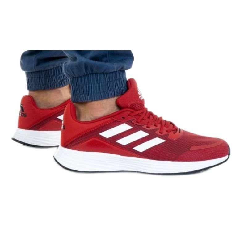 Buty adidas Duramo Sl M FW3218 białe czerwone