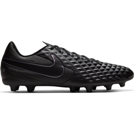 Buty piłkarskie Nike Tiempo Legend 8 Club FG/MG AT6107 010 czarne czarne