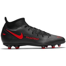 Buty piłkarskie Nike Phantom Gt Club Df FG/MG CW6672 060 czarne czarne