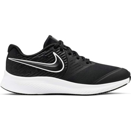 Buty dla dzieci Nike Star Runner 2 czarno-białe AQ3542 001 czarne
