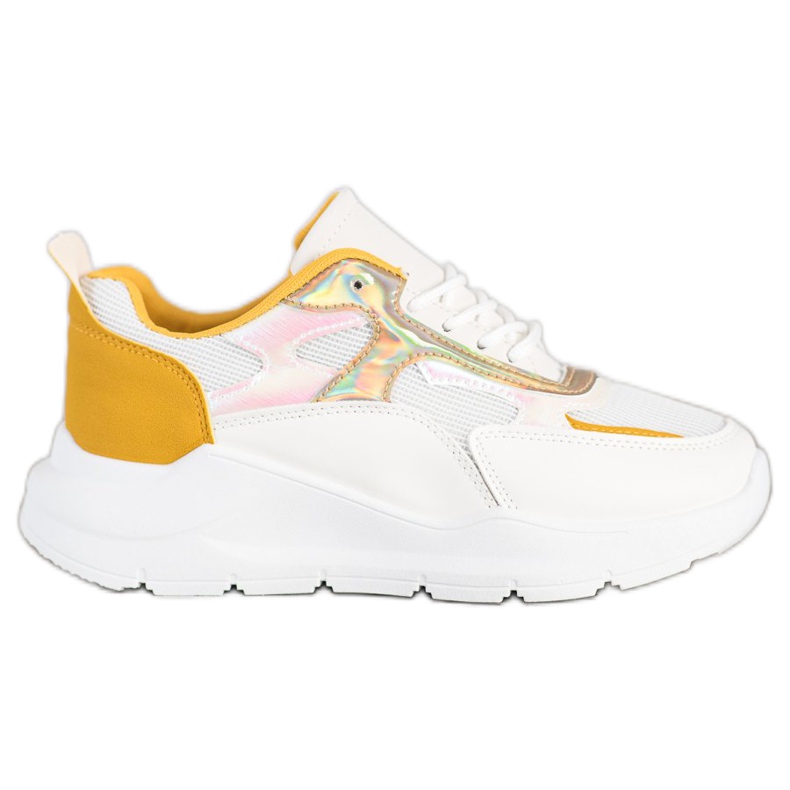 SHELOVET Modne Sneakersy białe