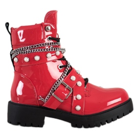 Seastar Lakierowane Czerwone Workery