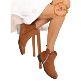 Botki damskie camel 168-287 Camel brązowe