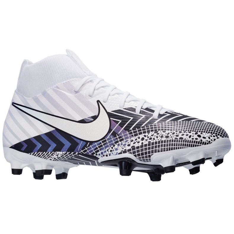 Buty piłkarskie Nike Mercurial Superfly 7 Academy Mds FG/MG Junior BQ5409 110 białe białe