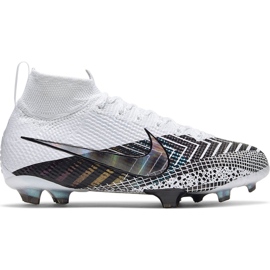 Buty piłkarskie Nike Mercurial Superfly 7 Elite Mds Fg Junior BQ5420 110 białe białe