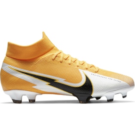 Buty piłkarskie Nike Mercurial Superfly 7 Pro Fg AT5382 801 pomarańczowe złoty